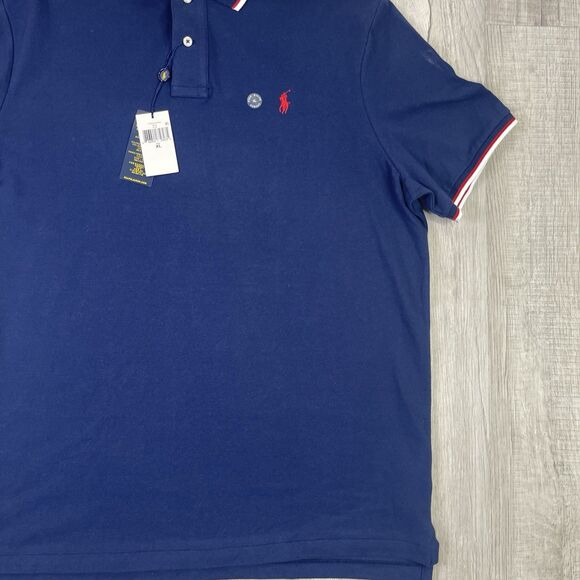 NEW Polo Ralph Lauren Shirt Men's XL Classic Fit Royal Blue Pony Preppy Polo T - Picture 3 of 11